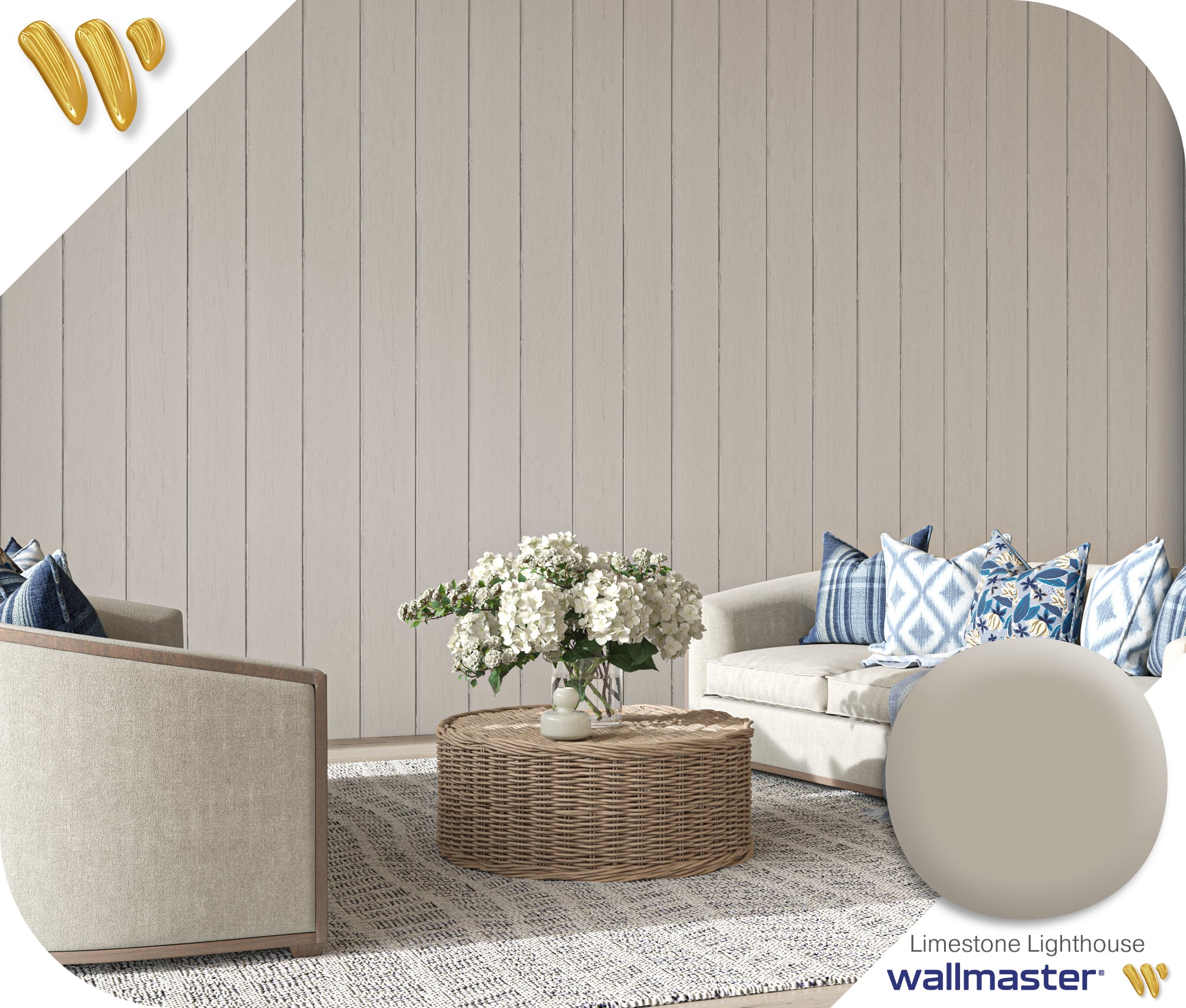 Wallmaster Most Loved Interior Colour Neutrals - Limestone Lighthouse ...